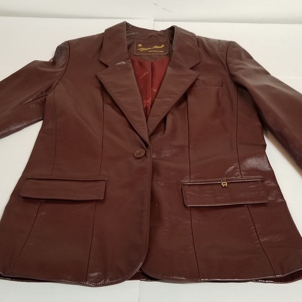 Etienne Aigner Leather Jacket